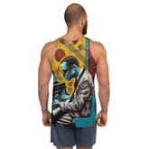 Unisex Tank Top in Vibrant Red Color